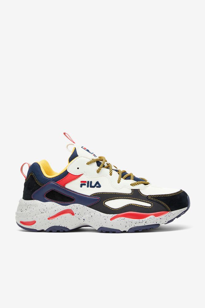 Fila Sneakers Mens Navy/Silver - Ray Tracer - Philippines 8569412-IN